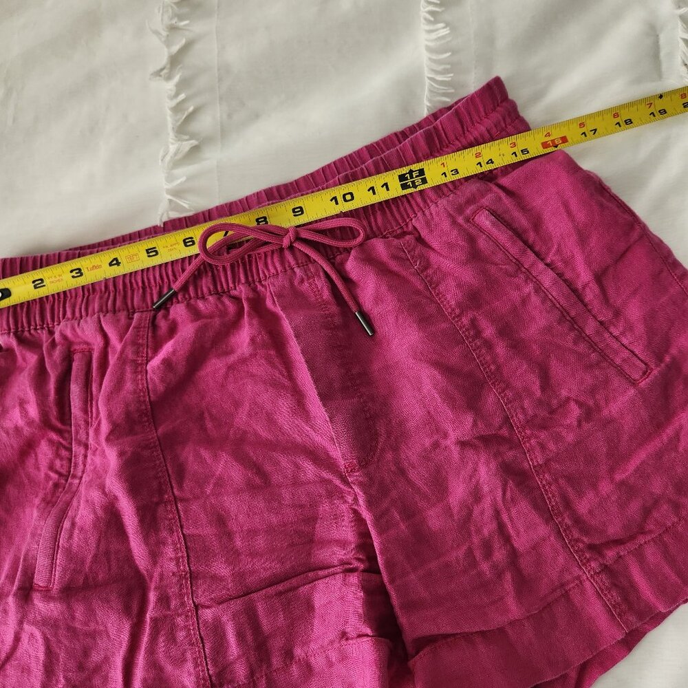 Athleta Retreat Linen Mid Rise 4" Short S - Picture 6 of 7